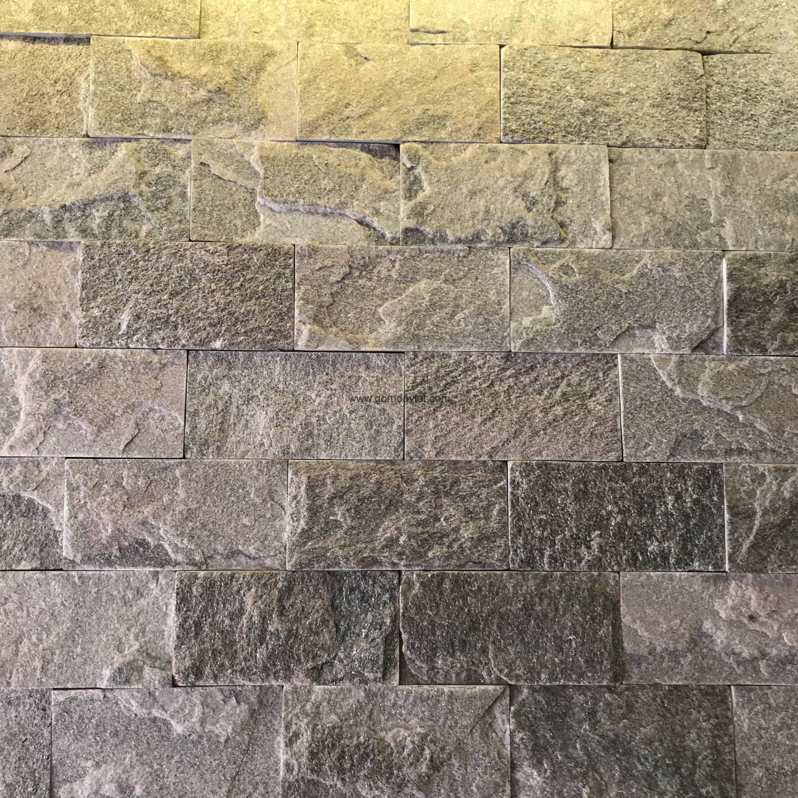 Đá bóc ánh kim xanh hồng VDB001